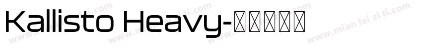 Kallisto Heavy字体转换